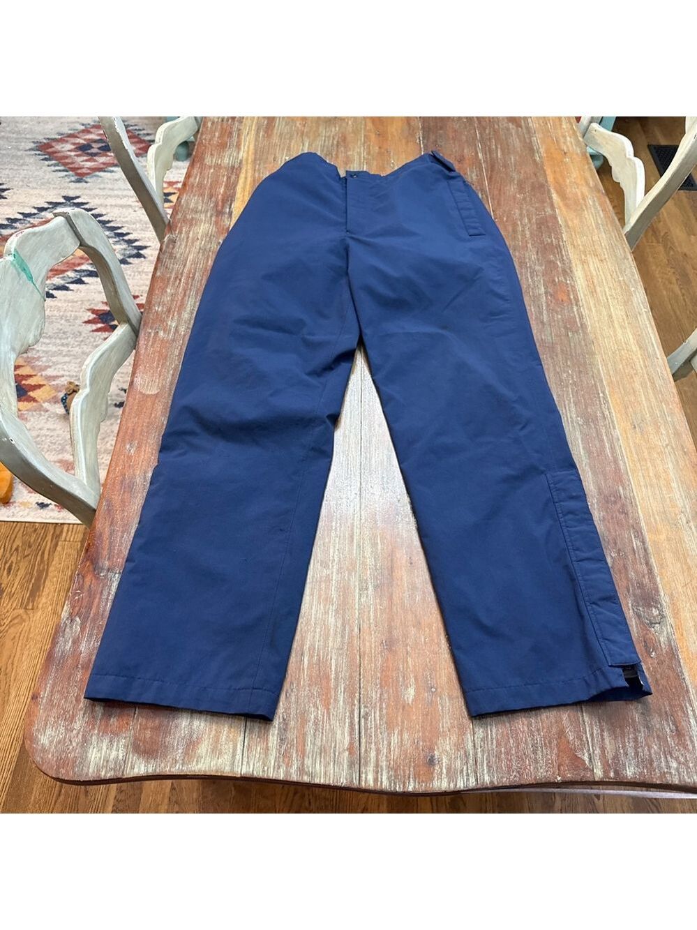 Tourney Gore-Tex Pants Navy Blue Men's Large Vintage